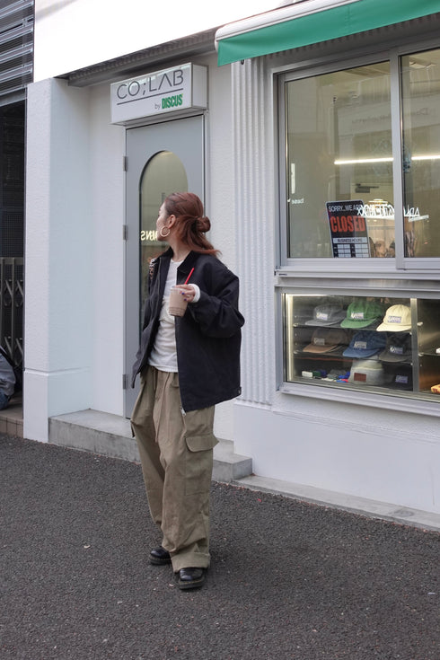 バイカラールーズブルゾン